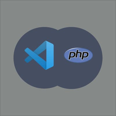 Graphic representation of the docking of PHP with Visual Studio Code