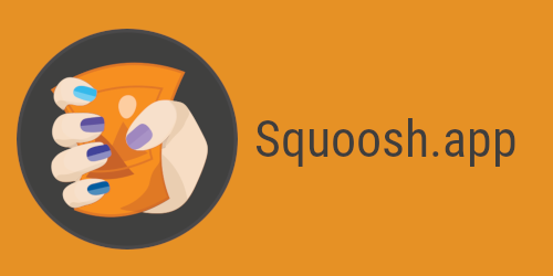 Logo de Squoosh.