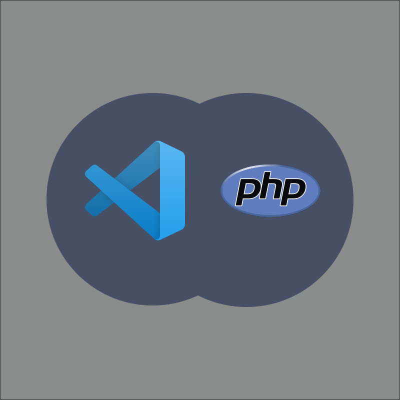 Representación del acoplamiento de VS Code con PHP
