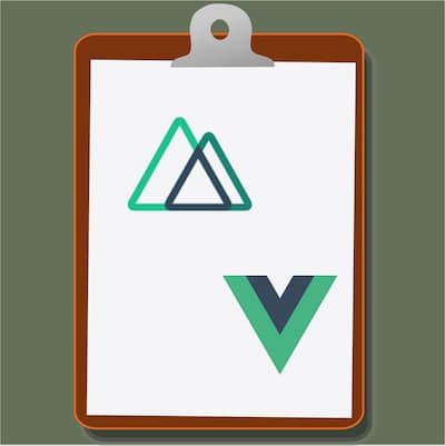 Clipboard with  NUXT and VUE art